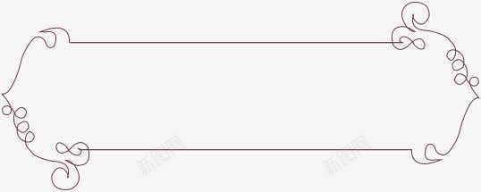 简约可爱线条边框png免抠素材_新图网 https://ixintu.com 可爱 简约 线条 设计 边框