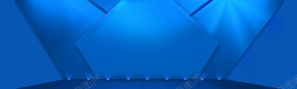 蓝色背景jpg设计背景_新图网 https://ixintu.com 双十一双十二海报 块 淘宝天猫促销 灯光 舞台