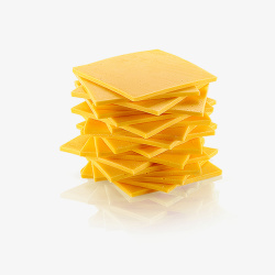 黄色芝士酱奶酪切片高清图片