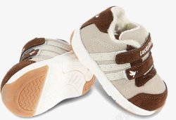棕色儿童童鞋棉鞋素材