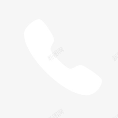 白色背景素材库白色IOS电话图标图标