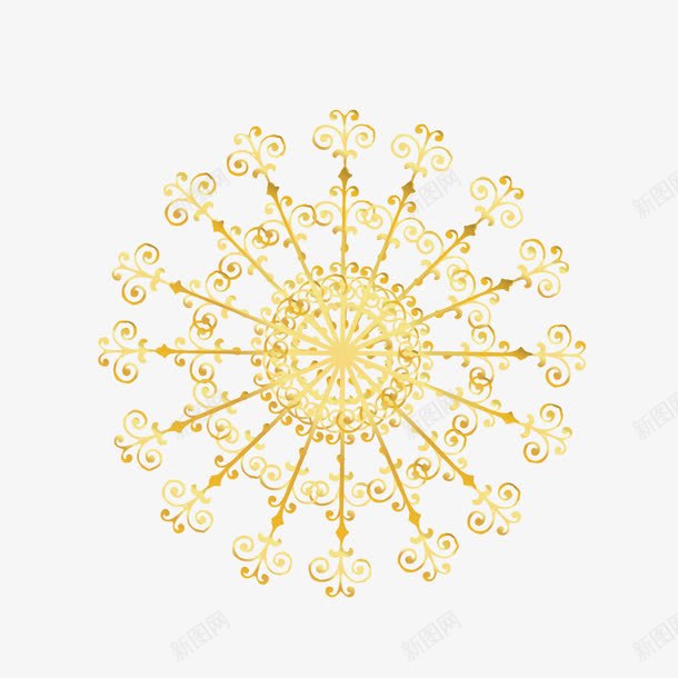 欧式花纹psd免抠素材_新图网 https://ixintu.com 华丽花纹 欧式花纹 花边 边框底纹 金色花边纹样
