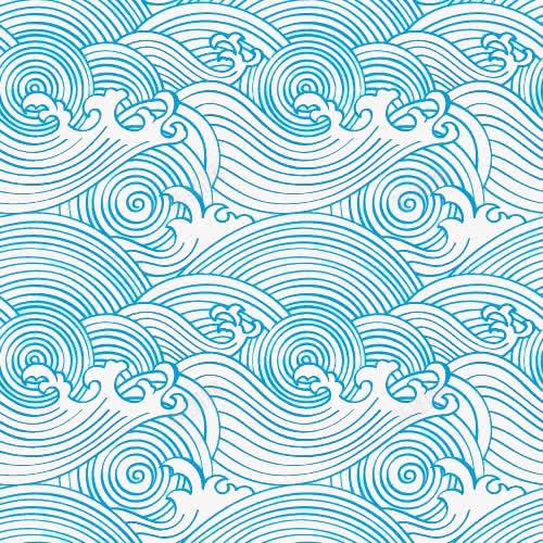 波浪png免抠素材_新图网 https://ixintu.com 手绘 日式浮世绘 日本浮世绘 波浪 浮世绘 蓝色