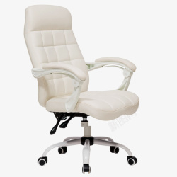 时尚简约白色办公椅子素材