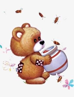 儿童画封面设计可爱卡通小熊高清图片