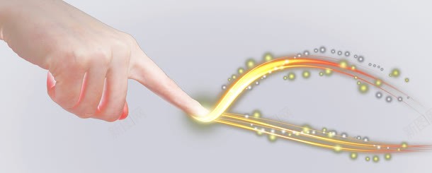 指尖的光效png免抠素材_新图网 https://ixintu.com 光效 免抠光效 发光 手 指尖 科技 装饰图案
