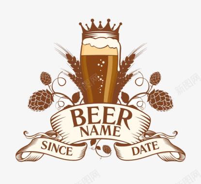 啤酒商标图标图标