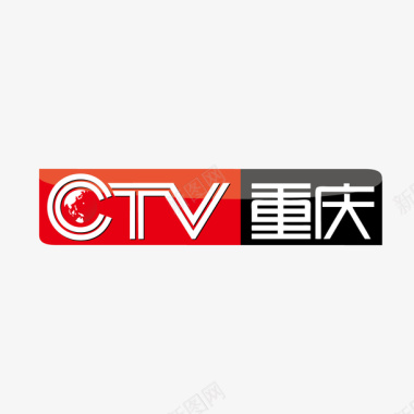 红色重庆卫视logo标志矢量图图标图标