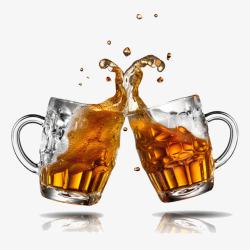 饮品设计酒设计啤酒碰杯高清图片