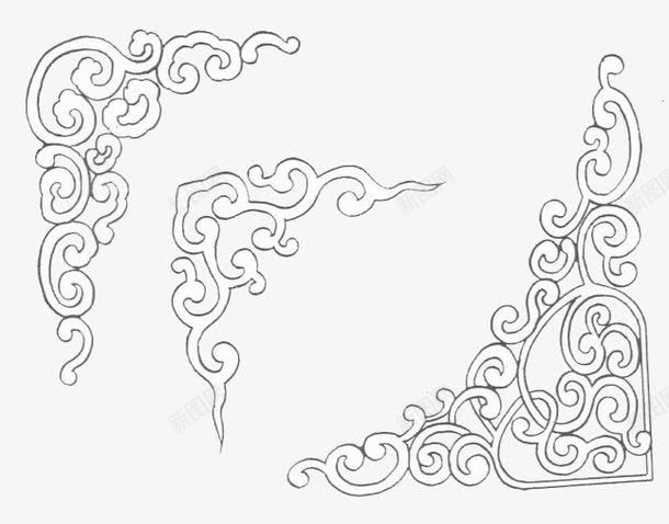 蒙古传统装饰图案png免抠素材_新图网 https://ixintu.com 花纹 蒙古 蒙古图案 蒙古花纹 边框