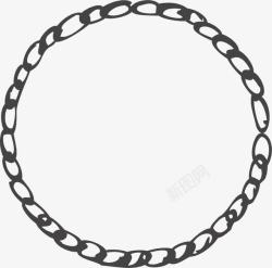 圆环拼接锁链拼接缠绕的圆环高清图片