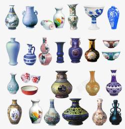 中国古代文物素材中国古代青花瓷花瓶高清图片