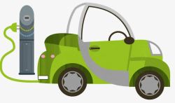 能源供给设施绿色环保新能源汽车高清图片
