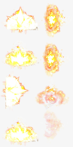 游戏火焰素材燃烧的爆炸火焰高清图片