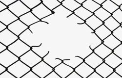 创意不锈钢围栏铁丝网破坏感写实纹路高清图片