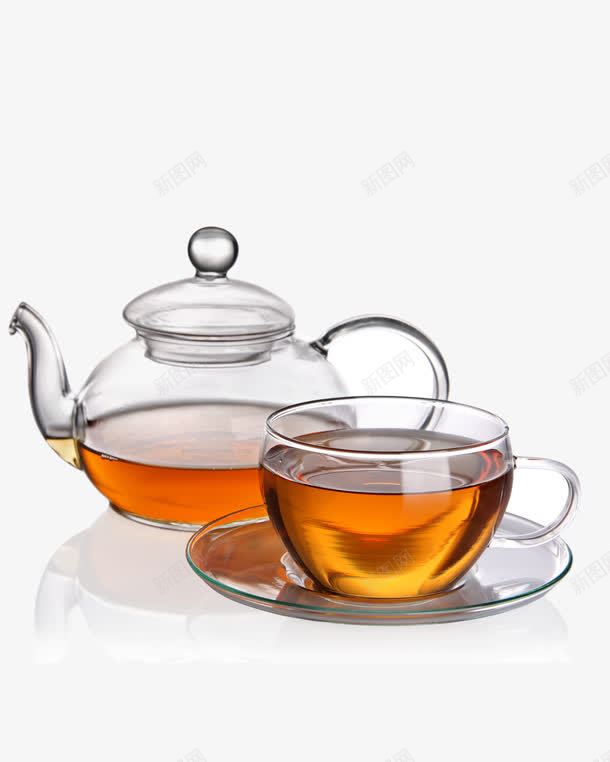 玻璃杯png免抠素材_新图网 https://ixintu.com 晶莹剔透 泡茶 茶 茶叶 茶壶 茶水 高清玻璃杯