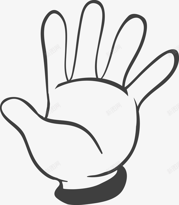 张开的手掌png免抠素材_新图网 https://ixintu.com 卡通 卡通手 手 手势 手势矢量图 手指 手指图 手掌 手绘手 拳头 指示 握拳 简单的手