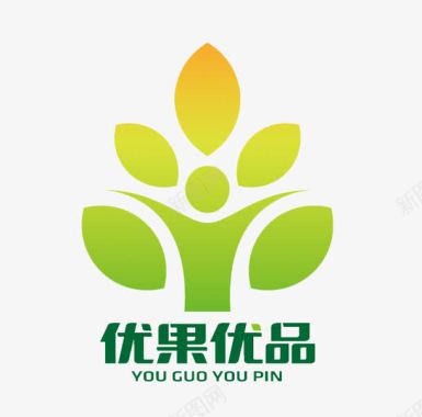 优果优品果园logo图标图标