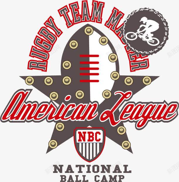 复古印花章贴图标png_新图网 https://ixintu.com logo 休闲标 商标 底纹 标 织唛 英文字母 贴章 运动标