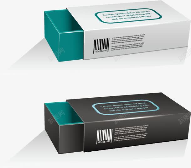 包装盒png免抠素材_新图网 https://ixintu.com 产品包装 包装平面图 包装效果图 包装盒 包装设计 商品包装 盒子 纸盒设计