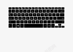 键盘字母黑色的键盘高清图片