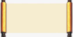 中国画卷轴素材卷轴实物高清图片