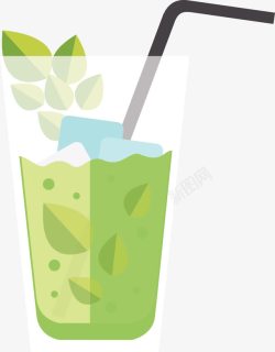 夏日水果汁卡通饮料果汁装饰图案高清图片