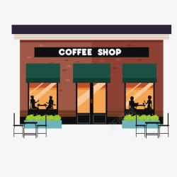 商业空间设计卡通咖啡馆高清图片