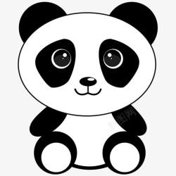 可爱熊猫年历简笔熊猫高清图片