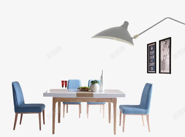 现代风格家具餐桌餐椅png免抠素材_新图网 https://ixintu.com 大气 现代 简洁风格 餐桌桌面