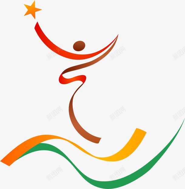 星星户外运动logo图标png_新图网 https://ixintu.com 五角星 体育运动logo 户外运动logo 线条 运动logo 运动logo设计 运动标志
