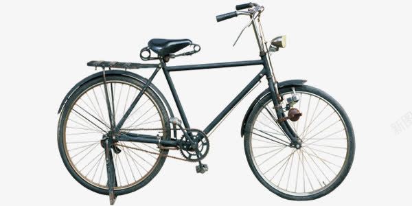 复古自行车png免抠素材_新图网 https://ixintu.com 凤凰牌 单车 复古 旧时代 自行车