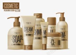 洗面奶广告高档护肤品化妆品包装素高清图片