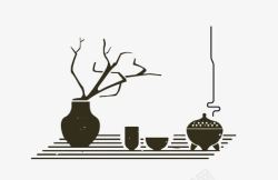 黑色茶壶茶工艺高清图片