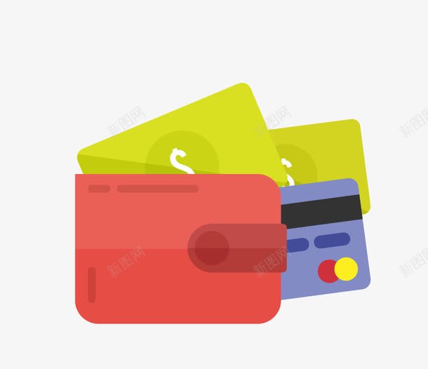 彩色会员卡png免抠素材_新图网 https://ixintu.com 会员卡 信用卡 卡通 扁平化