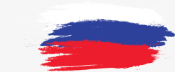 手绘风俄罗斯国旗矢量图素材