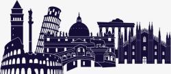 国外旅游logo设计意大利建筑高清图片