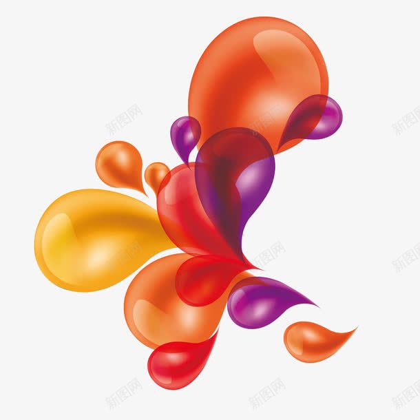 节日气球元素装饰png免抠素材_新图网 https://ixintu.com 彩色 气球装饰 球球 紫色 红色 节日 节日元素