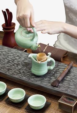 瓷器文化素材茶艺泡茶高清图片