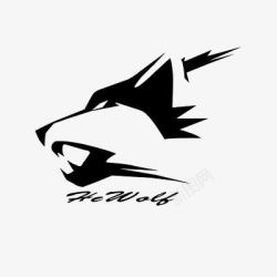 鹰头logo狼标志高清图片