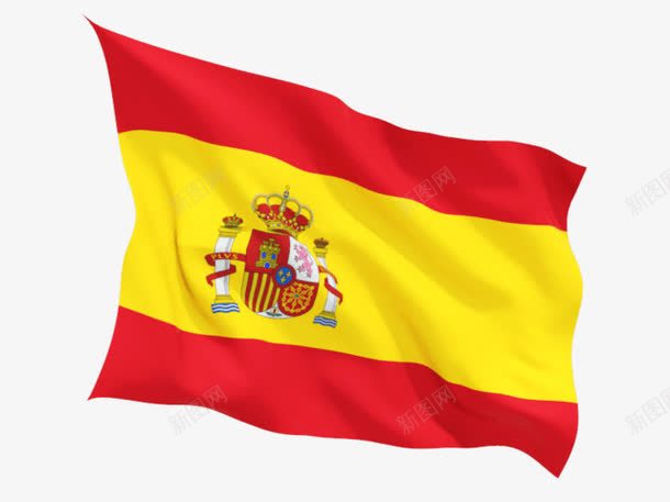 西班牙的国旗png免抠素材_新图网 https://ixintu.com 国家 国家PNG图 国旗 旗子免扣PNG图 旗帜免扣图 西班牙