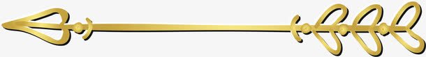 手绘金色羽箭png免抠素材_新图网 https://ixintu.com 尾巴 手绘 爱心 简约 箭头 羽毛 羽箭 金色