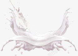 水滴液体飞溅的牛奶素材