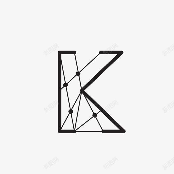 几何K字母抽象科技png免抠素材_新图网 https://ixintu.com K字母 几何感 字母K 抽象几何 抽象字母 抽象感 科技