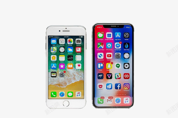 iphonex手机两种屏幕尺寸展示png免抠素材_新图网 https://ixintu.com 55寸 58英寸 Apple X iPhone iphone iphonex x 手机 手机屏幕展示图 苹果