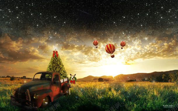 夜景汽车热气球天空背景jpg设计背景_新图网 https://ixintu.com 夜景 天空 汽车 热气球 背景