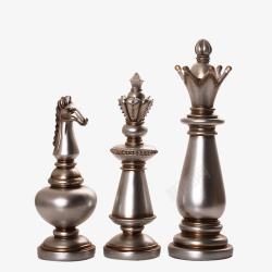 高档美式复古床欧美仿古国际象棋摆件家居软装工高清图片