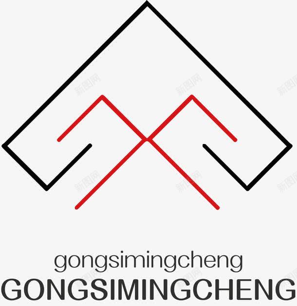 线条logo图标png_新图网 https://ixintu.com 企业logo 创意科技logo 创意箭头logo 矢量logo 线条logo