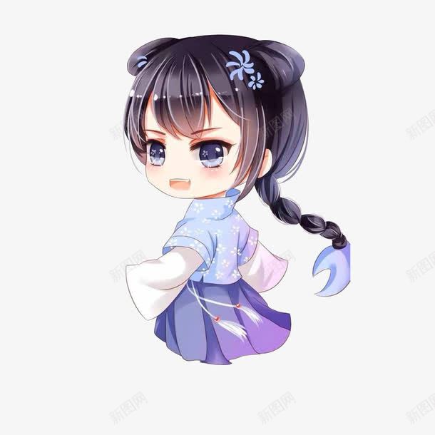 天蝎座汉服png免抠素材_新图网 https://ixintu.com Q版 卡通 星座 汉服 汉服卡通 汉服少女