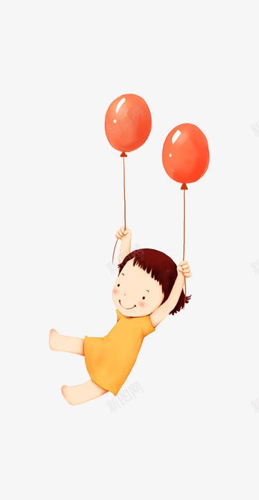 气球小人装饰复古风png免抠素材_新图网 https://ixintu.com 复古风 小人 气球 装饰